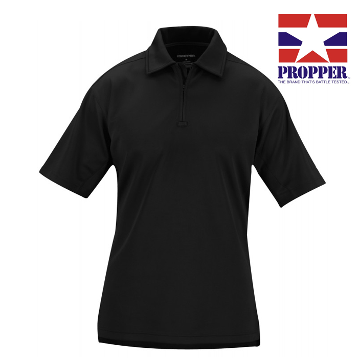 프로퍼(Propper) 프로퍼 패스트백 폴로 반팔 셔츠 (블랙)
