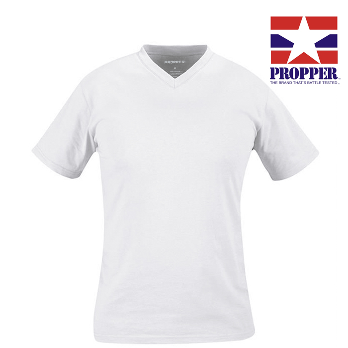 프로퍼(Propper) 프로퍼 팩 3 티셔츠 브이 넥 (화이트)