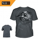 [5.11 Tactical] LOGO T-Shirt Night Vision (Charcoal) - 5.11 택티컬 티셔츠 나이트 비전 (챠콜/41006CE)