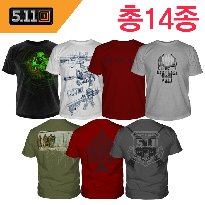 511 택티컬(511 Tactical) [5.11 Tactical] CloseOut T-Shirts - 5.11 택티컬 클로즈아웃 티셔츠 균일가 모음 (14종택1)