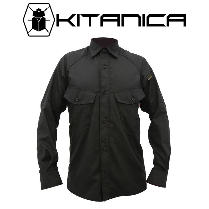키타니카(Kitanica) 키타니카 LWV 롱 슬리브 셔츠 (블랙)@