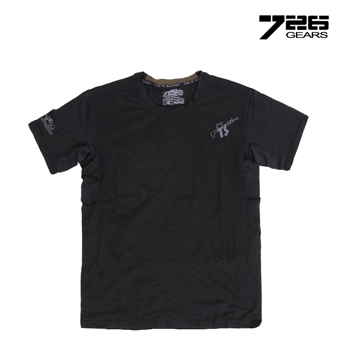 726(726) 726 기어 TS 기능성 티셔츠 (블랙)