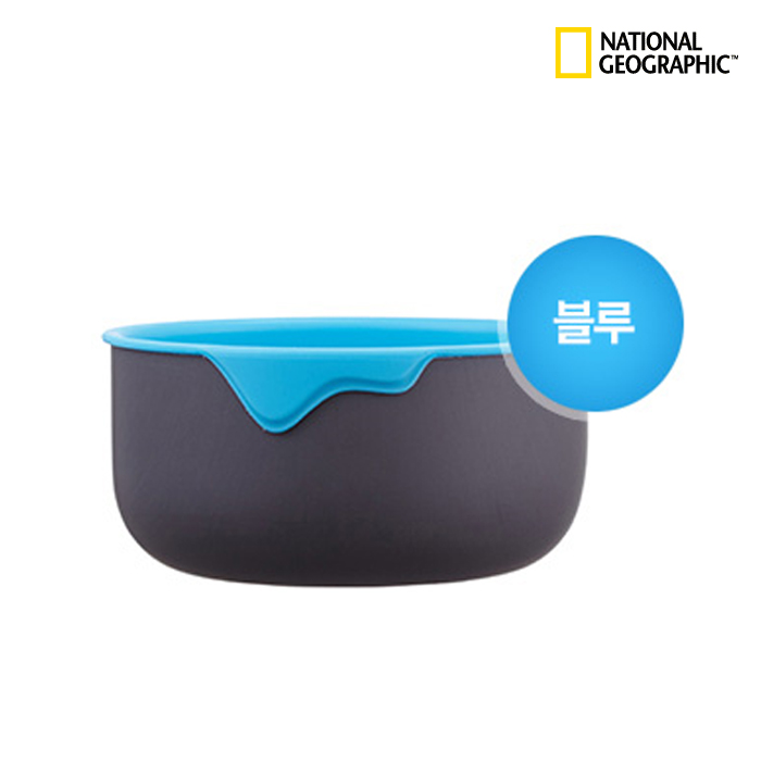 네셔널 지오그래픽(National Geographic) [National Geographic] Clean Silicon Bowl (Blue) - 내셔널지오그래픽 클린 실리콘 보울 (블루)