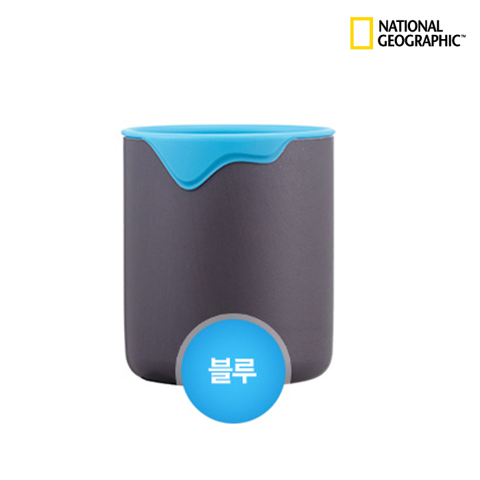 네셔널 지오그래픽(National Geographic) [National Geographic] Clean Silicon Cup (Blue) - 내셔널지오그래픽 클린 실리콘 컵 (블루)