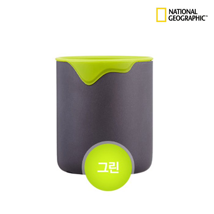 네셔널 지오그래픽(National Geographic) [National Geographic] Clean Silicon Cup (Green) - 내셔널지오그래픽 클린 실리콘 컵 (그린)
