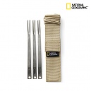 [National Geographic] Titanium Fork Set - 내셔널지오그래픽 티타늄 포크 3세트