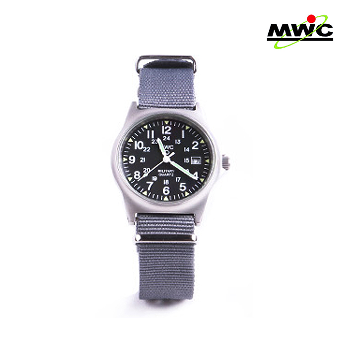 엠더블유씨(MWC) [MWC] Stainless Steel Gray nylon Strap Watch - 엠더블유씨 스테인레스 스틸 그레이 나일론 스트랩 워치 (G10LM1224)