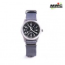 [MWC] Stainless Steel Gray nylon Strap Watch - 엠더블유씨 스테인레스 스틸 그레이 나일론 스트랩 워치 (G10LM1224)
