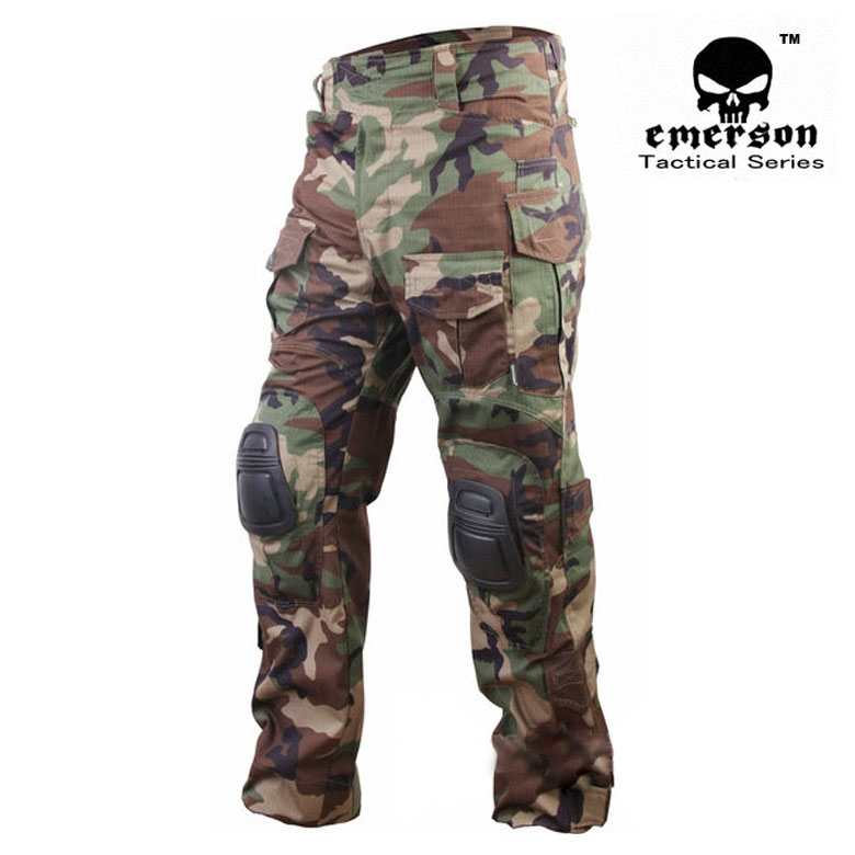에머슨(EMERSON) [Emerson] Gen 3 Tactical Pants (Woodland) - 에머슨 3세대 전술 바지 (우드랜드)