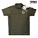 [726 Gear] Polo AIRBORNE T Shirt (OD) - 726 기어 폴로 에어본 기능성 티셔츠 (OD)
