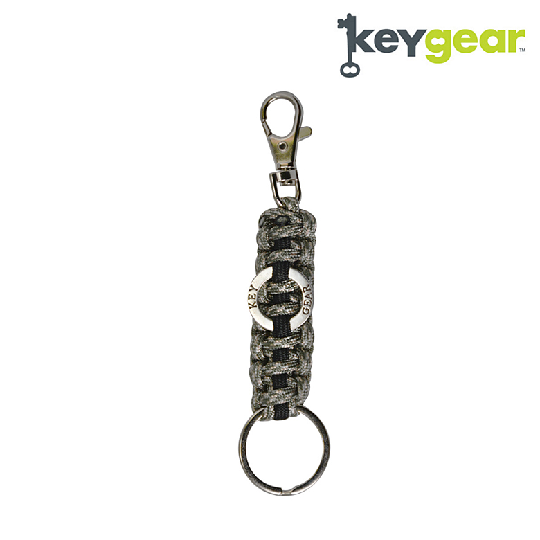 키기어(Key Gear) [Key Gear] Paracord With Clip (Green Camo) - 키기어 파라코드 위드 클립 (그린카모)