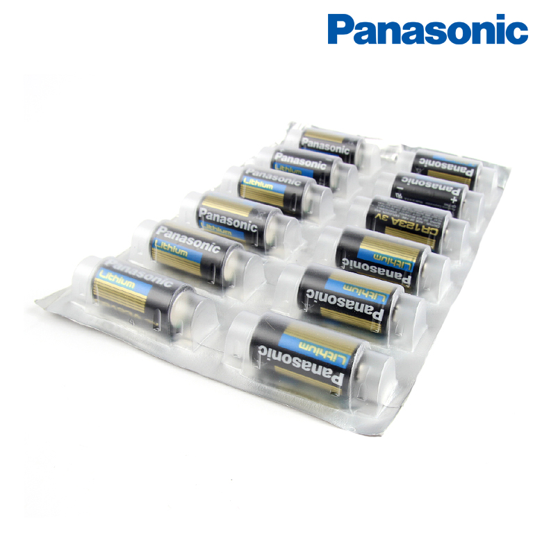 기타브랜드(ETC) Panasonic CR123 3V Lithium Battery -파나소닉 CR123 리튬 배터리 벌크 12개
