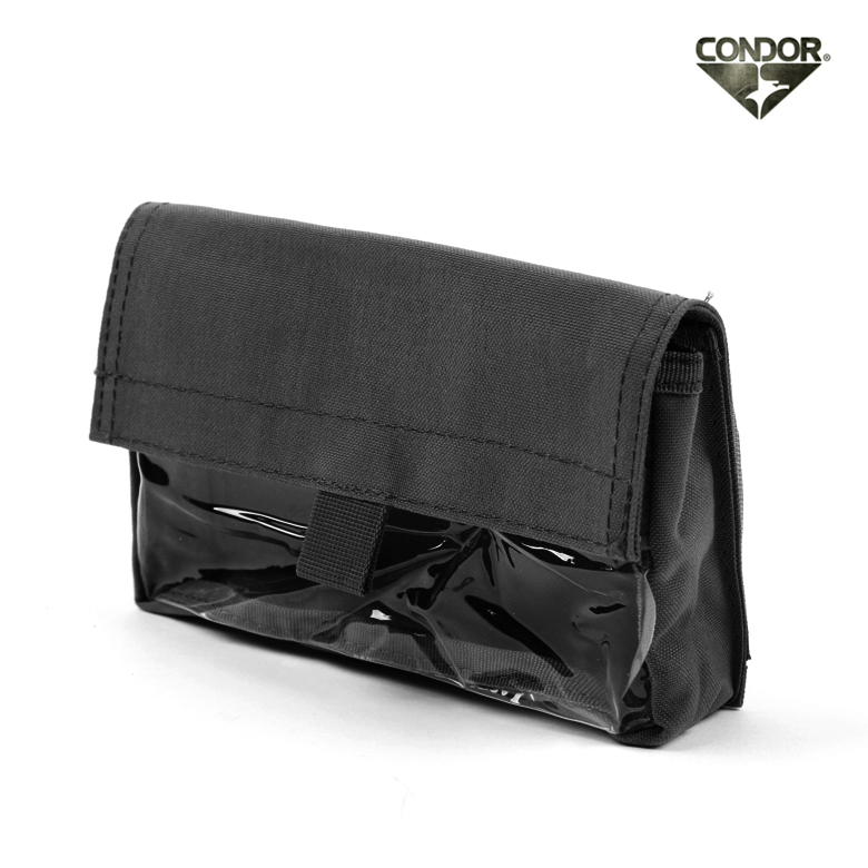 콘도르(CONDOR) [Condor] Vinyl Insert Utility Pouch 2 Pack (Black) - 콘도르 비닐 인서트 유틸리티 파우치 2팩 (블랙)