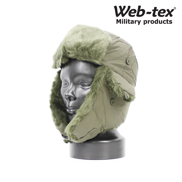 웹텍스(web-tex) [Web-tex] 겨울용 폭격기 조종사 모자 (OD)