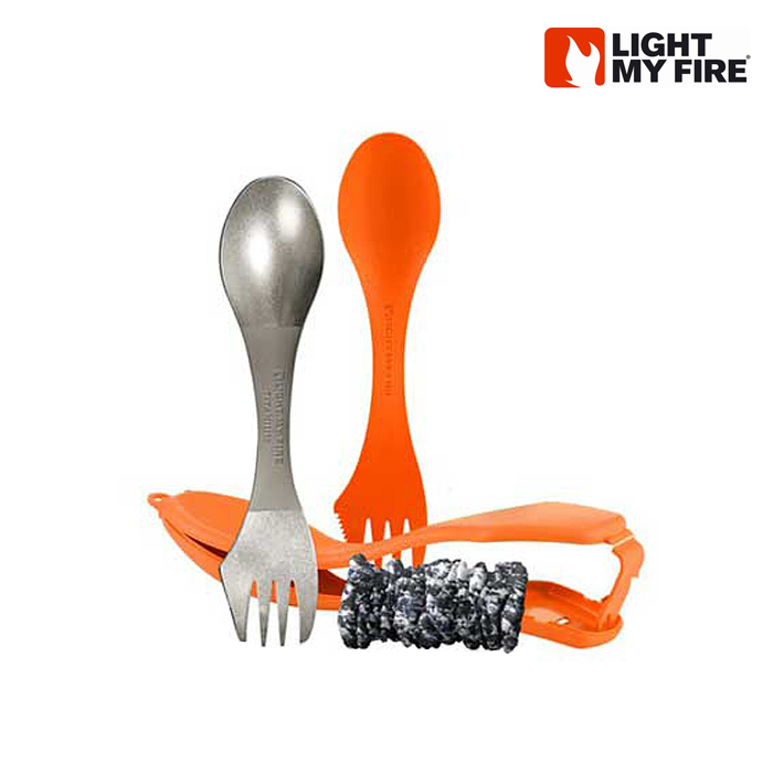라이트마이파이어(LightMyFire) [Light My Fire] The Ultimate Spork Kit (Orange) - 라이트 마이 파이어 울티메이트 스포크 키트 (오렌지)