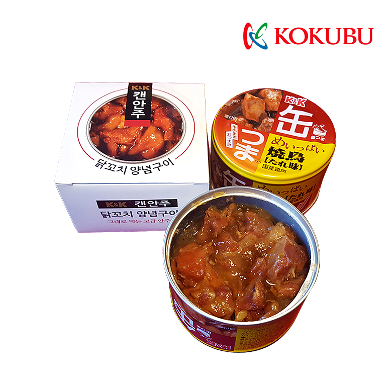코쿠부(KOKUBU) [KOKUBU] K&K 캔안주 닭꼬치 양념구이
