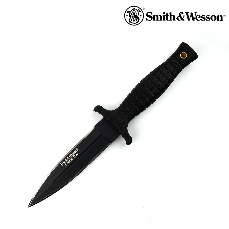 스미스앤웨슨(Smith&Wesson) [Smith & Wesson] Special Ops H.R.T Survival Boot Knife (Black) - 스미스 웨슨 스페셜 옵스 서바이벌 부츠 나이프 (