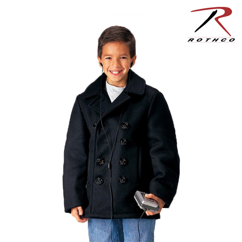 로스코(Rothco) [Rothco] Kids US Navy Type Wool Peacoat - 로스코 키즈 미해군 타입 울 피코트