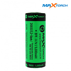 (MaxTorch) 맥스토치 MTBT 26650-5000mAh 리튬이온 충전배터리
