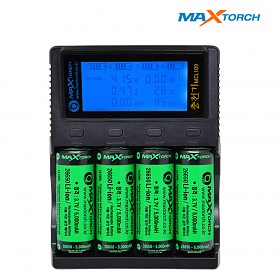 (MaxTorch) 맥스토치 MCL 109 리튬이온 배터리 디지털 4구 만능 고속 충전기