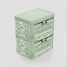 (BIGANT) 빅앤트 48리터 오픈형 상자2+원목상판1+플라스틱캡1 세트
