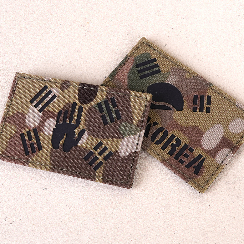 군화와고무신(gunhwawa gomusin) 군화와고무신 CP 안중근 의사 태극 손 반사 패치 KF005