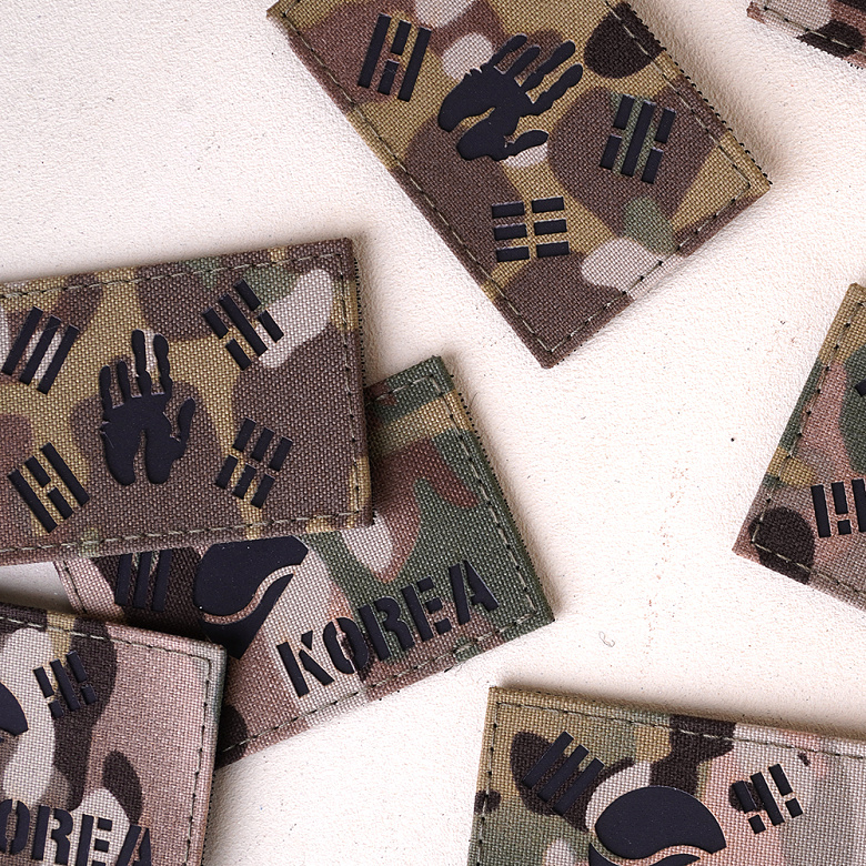 군화와고무신(gunhwawa gomusin) 군화와고무신 CP 안중근 의사 태극 손 반사 패치 KF005