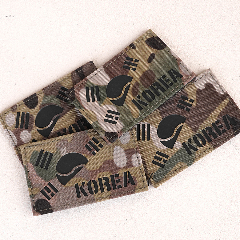 군화와고무신(gunhwawa gomusin) 군화와고무신 CP 반태극 KOREA 반사 패치 KF006