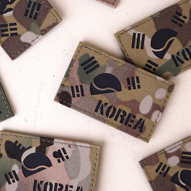 군화와고무신(gunhwawa gomusin) 군화와고무신 CP 반태극 KOREA 반사 패치 KF006