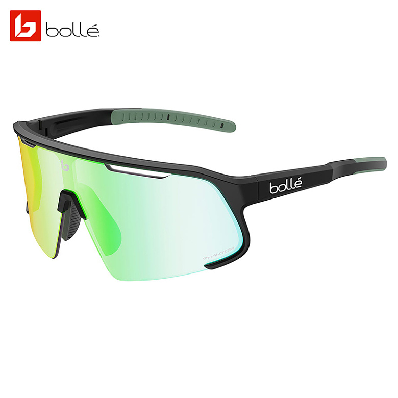 볼레(Bolle) 볼레 선글라스 스피드체이서 블랙 매트 / 팬텀 클리어 그린 포토크로믹 변색렌즈 (BS067001)