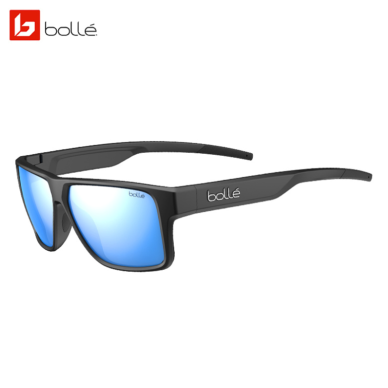 볼레(Bolle) 볼레 선글라스 템퍼 블랙 매트 / 스카이 블루 폴라라이즈드 편광렌즈 (BS042009)