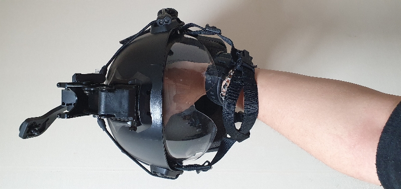 에머슨 기어 교체용 미치헬멧용 턱끈(블랙)