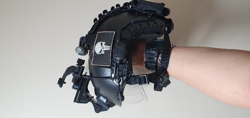 에머슨 기어 교체용 미치헬멧용 턱끈(블랙)