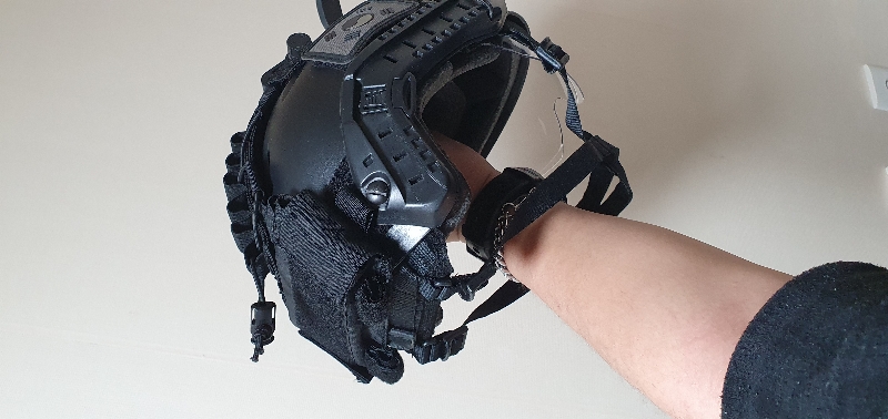 에머슨 기어 교체용 미치헬멧용 턱끈(블랙)