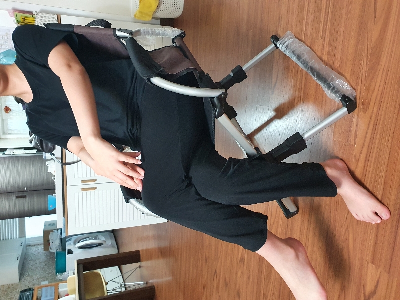 좌석 넓이가 편안한 캠핑의자