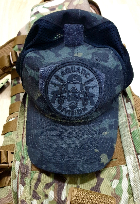 아쿠아틱 디비젼 패치. (HAZARD4 블랙)