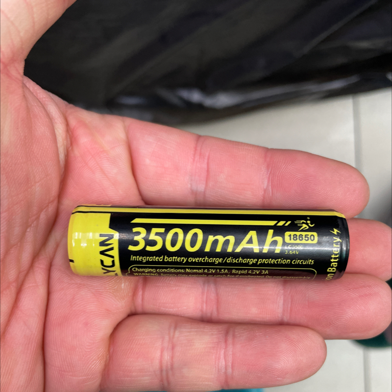 라이칸 정품 배터리를 사용