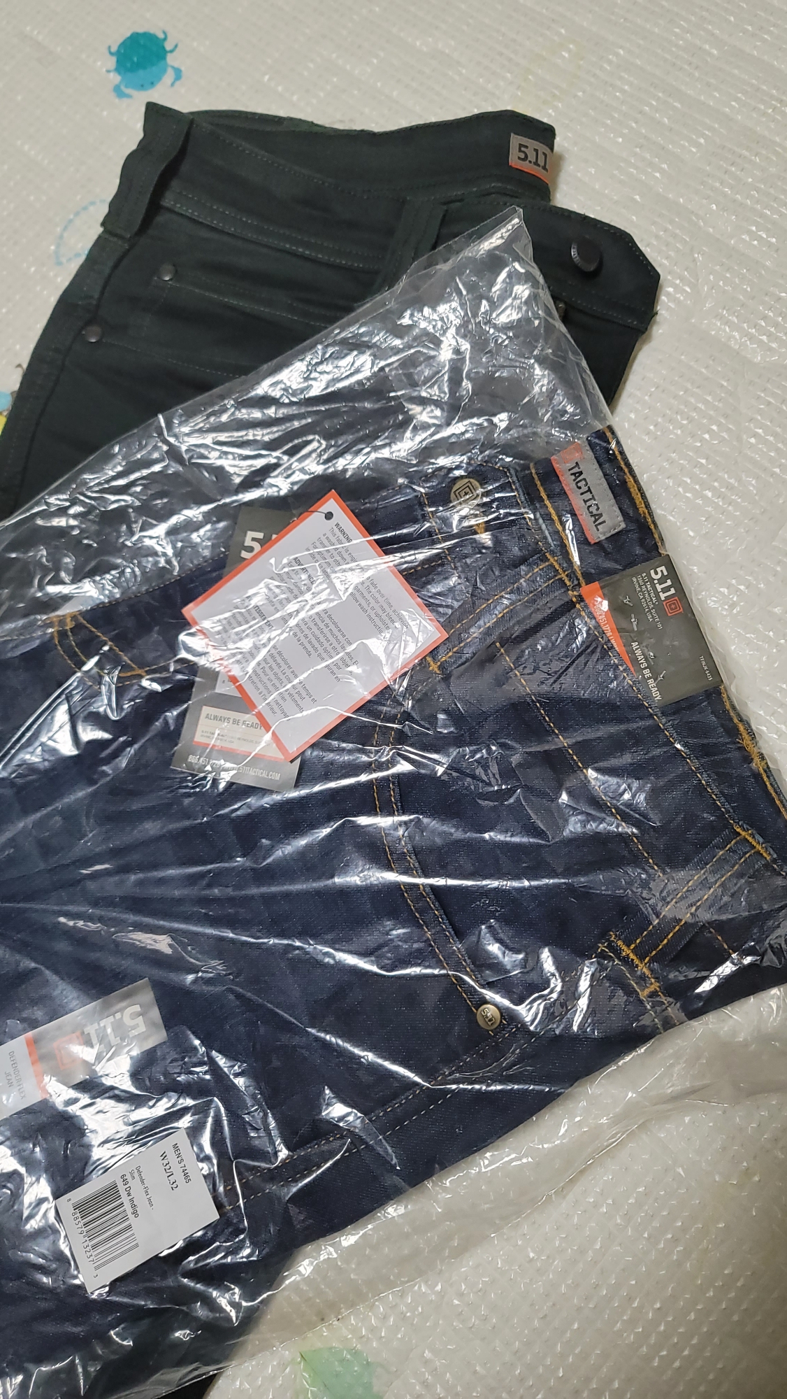 다크워시 인디고만 2벌째
