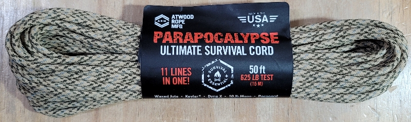 앳우드로프 파라포칼립스 얼티메이트 파라코드 잘 받았습니다.