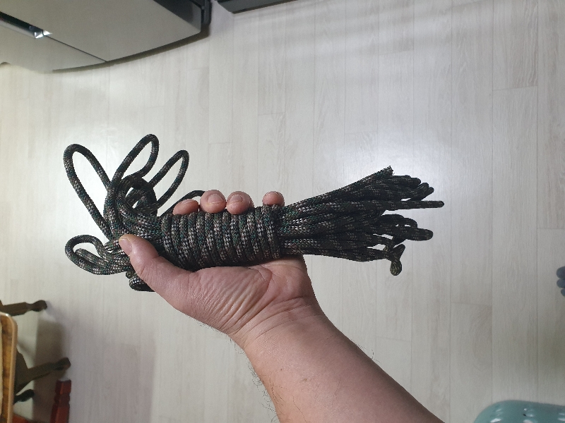 산행시 비상로프로 ....