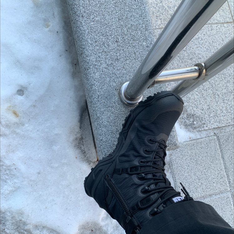 알파퓨리 8인치 사이드 지퍼