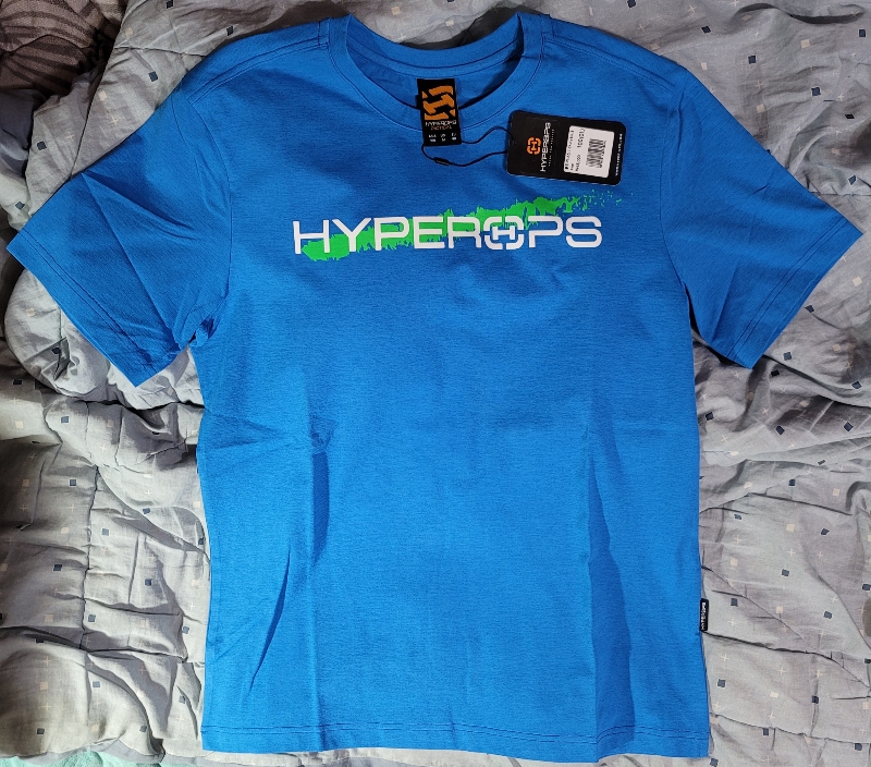 하이퍼옵스 블루 티셔츠 잘 받았습니다.