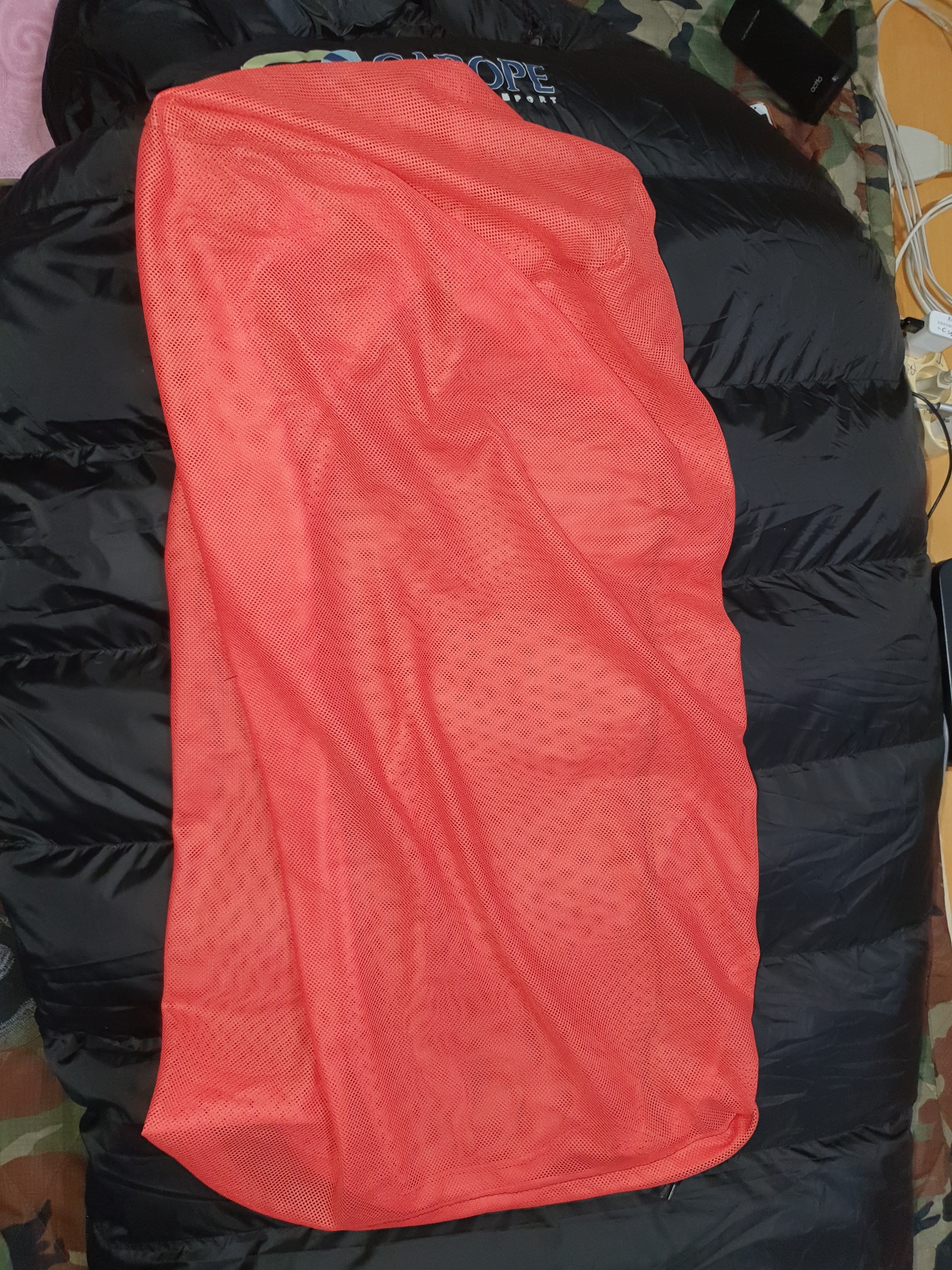 오리털침낭 드디어 도착했네요.