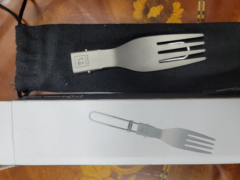 튜맨 티타늄 폴딩 포크