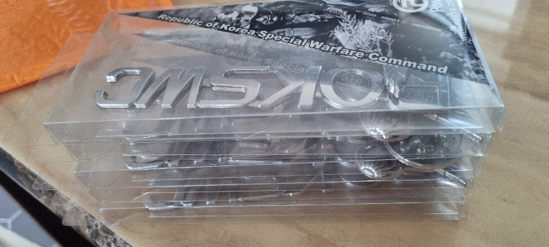 크롬 특전사 엠블럼 세트 삼품