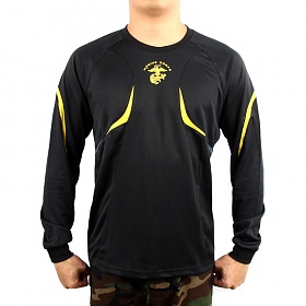 기타브랜드(ETC) 해병대 라운드 긴팔 티셔츠 (블랙)