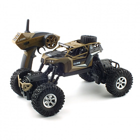 레프리카(Replica) 2.4GHz 4WD 락크라울러 4륜조향 RTR RC 무선조종 미니카 (카키)