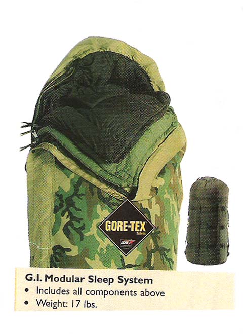 미군부대(GI) G.I. GORE-TEX® MODULAR SLEEP SYSTEM - 혹한용 고어텍스 침낭 (레플리카)