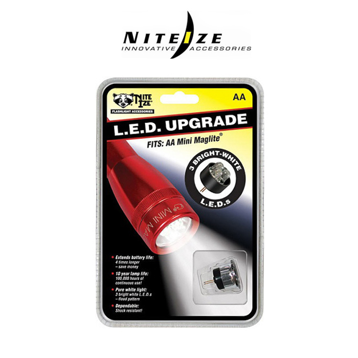 나잇아이즈(Niteize) 나잇아이즈 LED Upgrade Kit - 맥라이트 LED 업그레이드 킷트