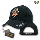 [Rapid Dominance] RD - Embroidered Military Baseb. Recon DMND (Black) - 라피드 도미넌스 미해병 리콘 캡모자 